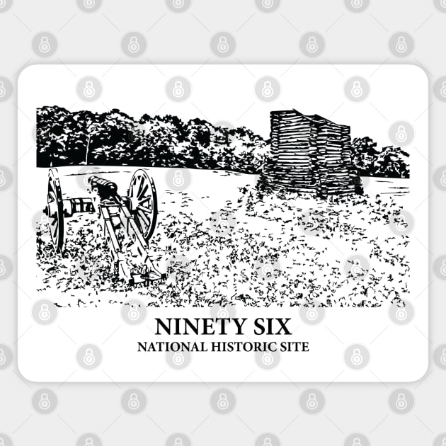 Ninety Six National Historic Site Sticker by Lakeric